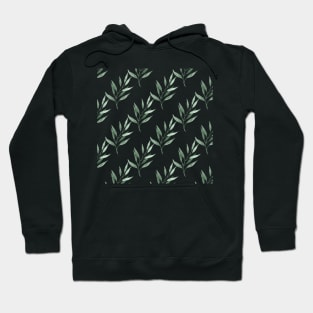 Eucalyptus pattern no 2 Hoodie